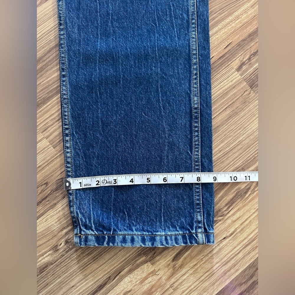 Calvin Klein Premium Italian Denim Men’s Loose Straight Leg Dad Jeans Blue Sz 32 - Picture 12 of 12